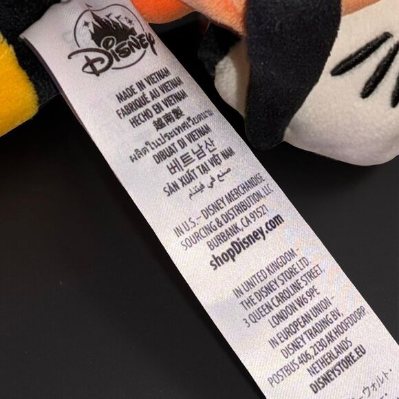 Disney Parks Mickey Mouse Plushie Stuffed Animal Holding 2023 Flag Pennant - Picture 4 of 5